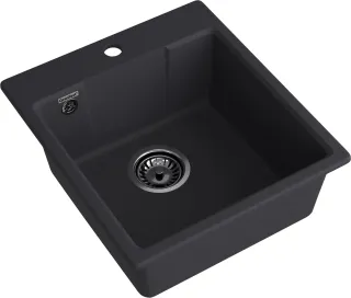 Мойка кухонная GranFest URBAN 644 черный